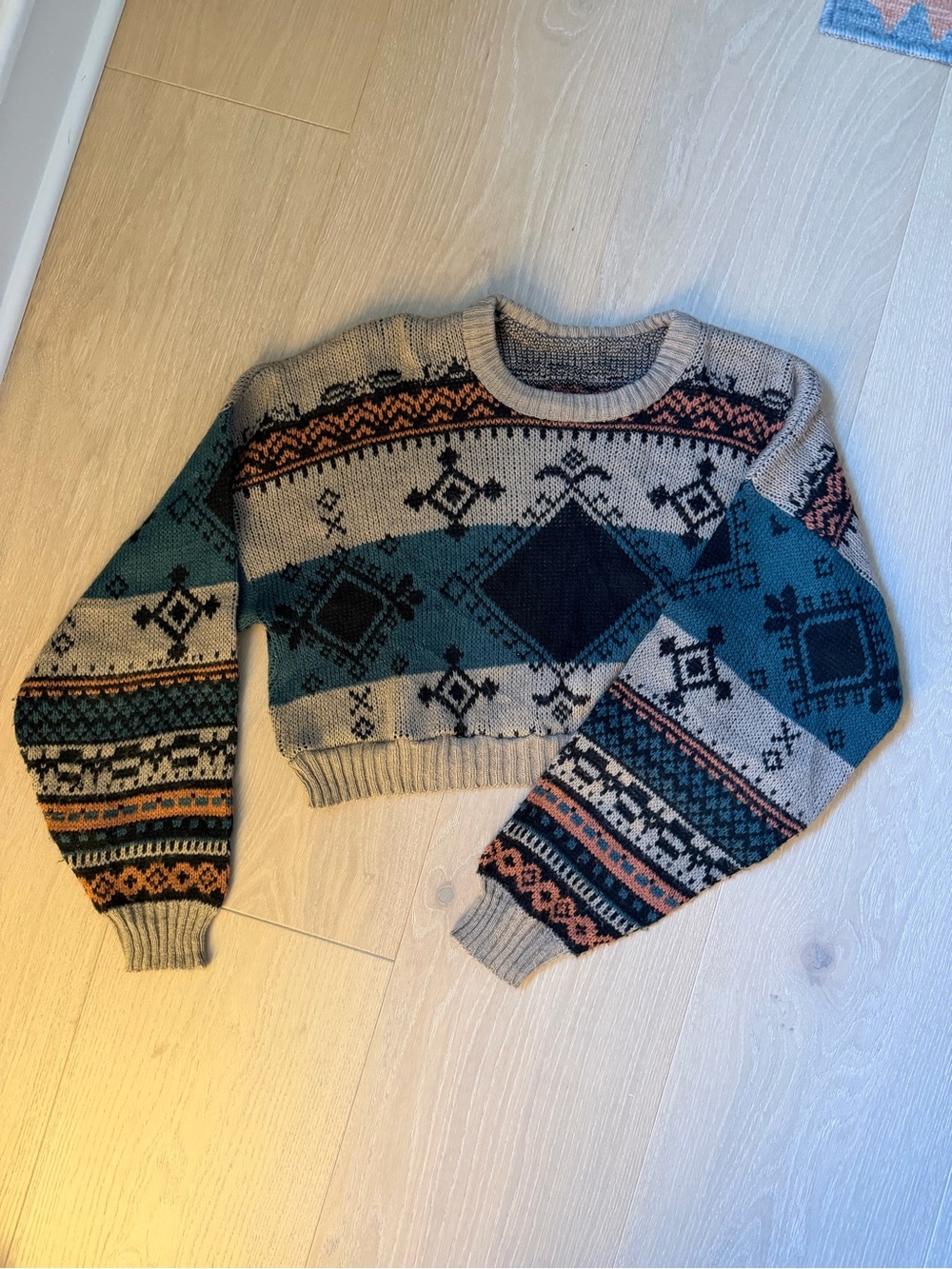Cropped Vintage Sweater